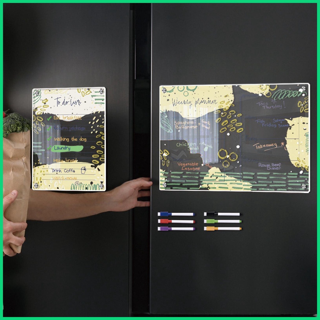 Lịch Lên Kế Hoạch Hàng Tuần Từ Tính Bằng Acrylic Trong Suốt Cho jiwvn