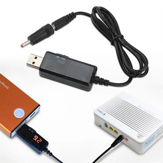 Cáp USB tăng áp có led hiển thị Volt(5V==>9V/12V)(dây USB tăng áp)