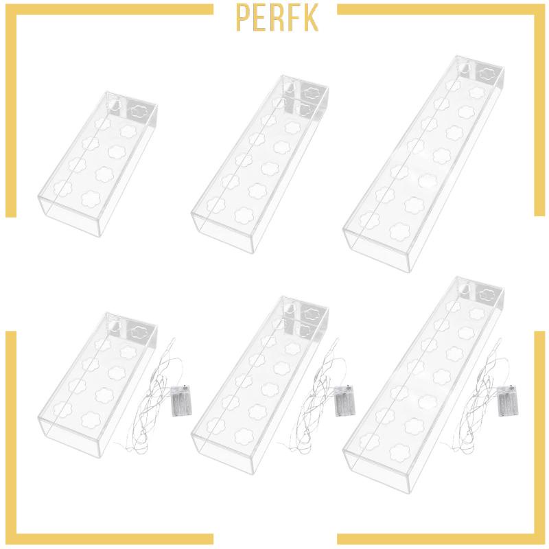 Giá Đỡ Bình Hoa Hình Chữ Nhật Bằng Acrylic Nghệ Thuật