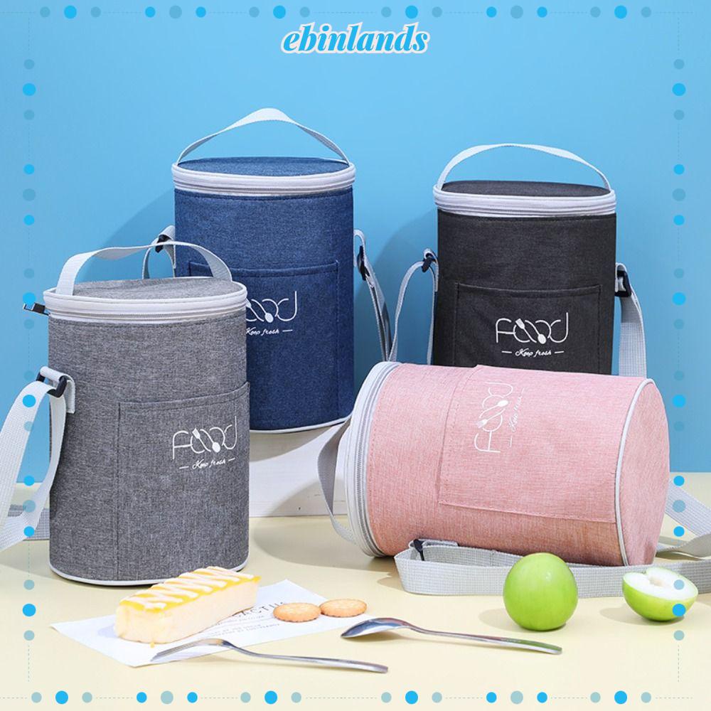 EBINLANDS Túi Giữ Nhiệt Đựng Hộp Cơm Trưa Tiện Dụng