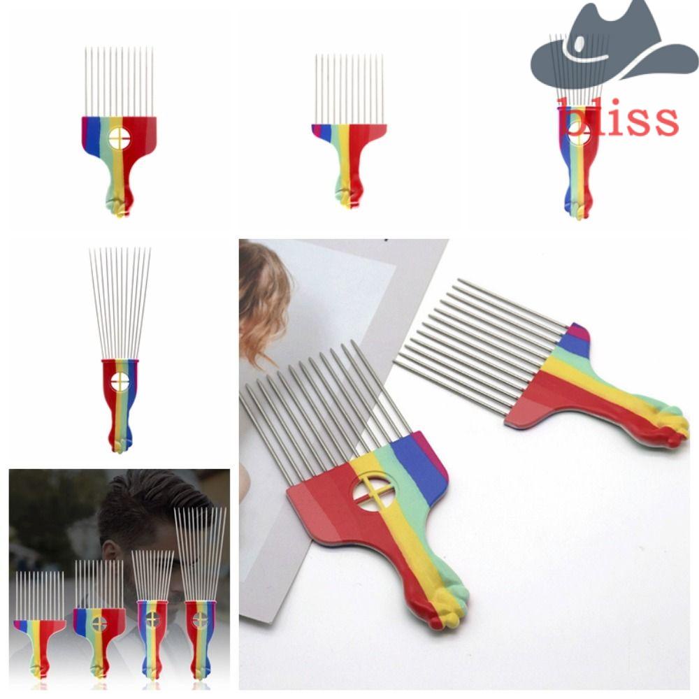 BLISS Lược Chải Tóc Bằng Thép Không Gỉ Chống Tĩnh Điện Chăm Sóc Tóc Tại Nhà