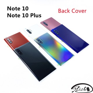 Nắp lưng điện thoại bằng kính dành cho samsung galaxy note 10 n970 n970f note10 + plus n9750 n975f