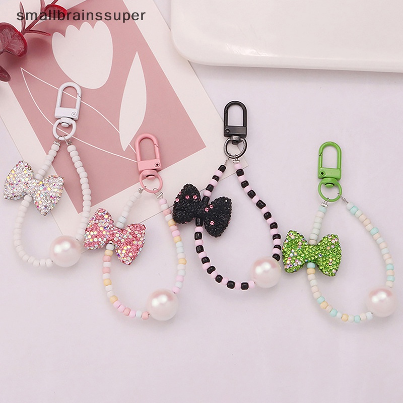 Móc Khóa Nhỏ Hình Nơ Đính Đá Kim Cương Dễ Thương Dành Cho Nữ