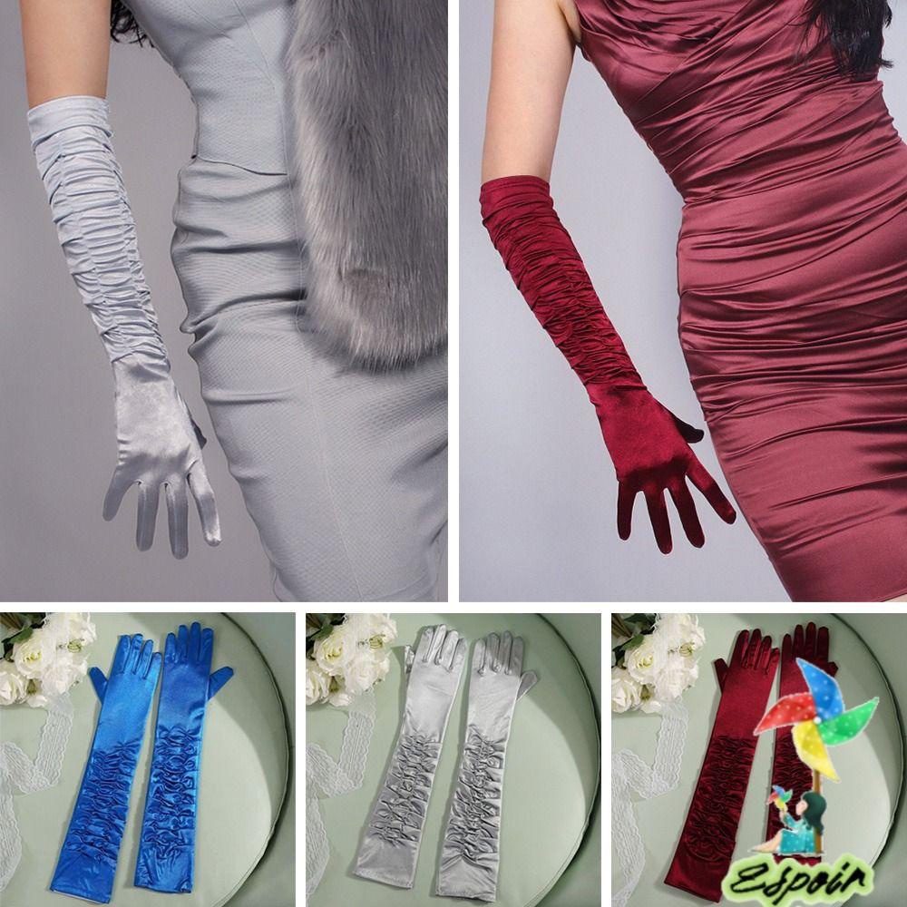 ESPO Găng Tay Satin Dùng Để Buổi Tiệc / Hóa Trang