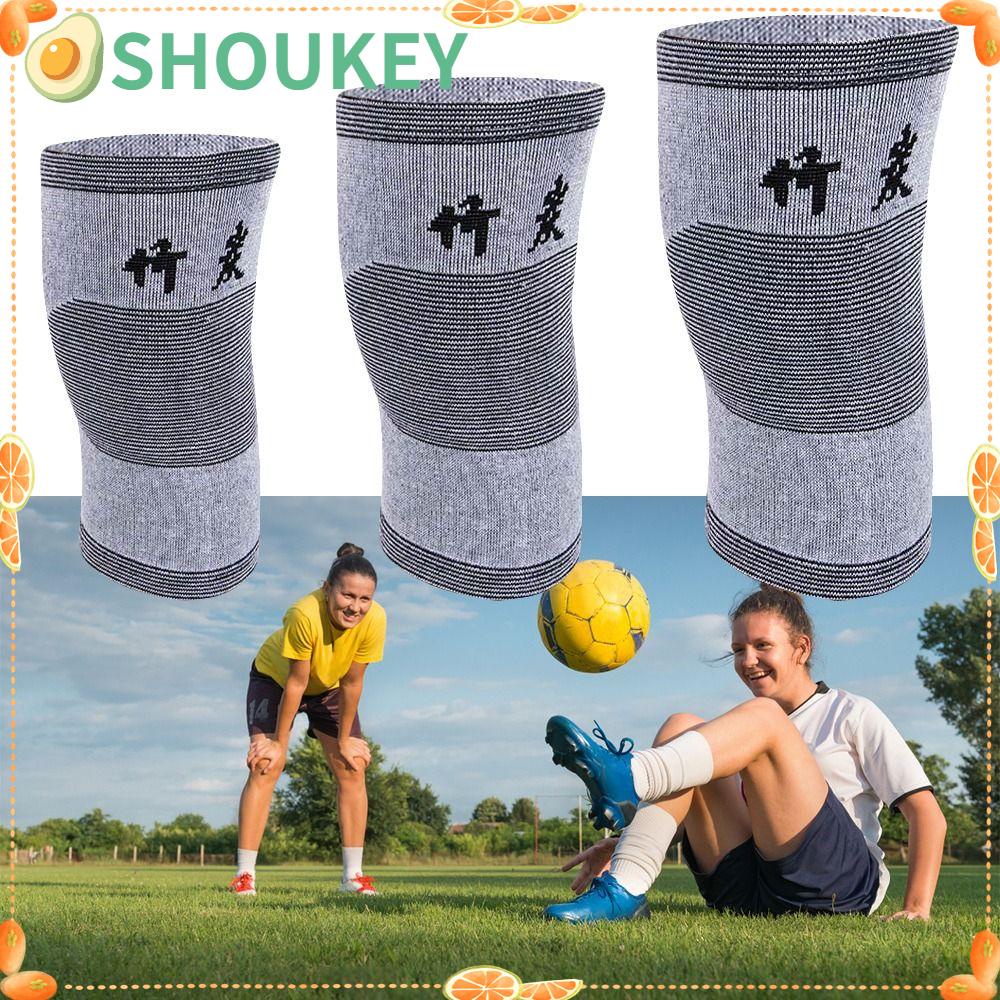 SHOUKEY Đệm Bảo Vệ Đầu Gối Co Giãn Hỗ Trợ Chơi Thể Thao Bóng Chuyền / Bóng Chày Cho Nam Và