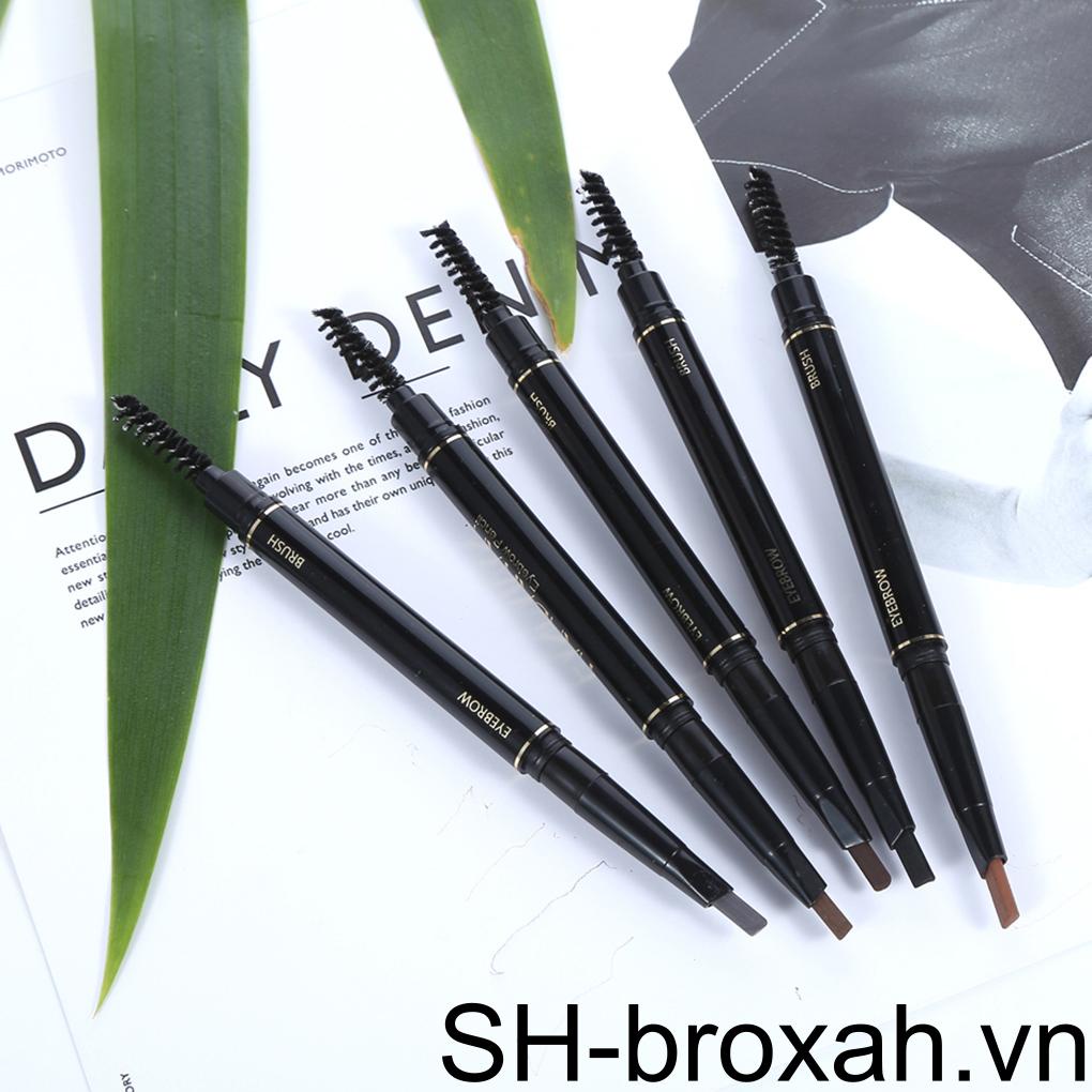 Chì Kẻ Mày Dạng Vặn Kháng Nước Lâu Trôi Và Chống Nhòe Với Đầu Cọ Chải Tiện Dụng