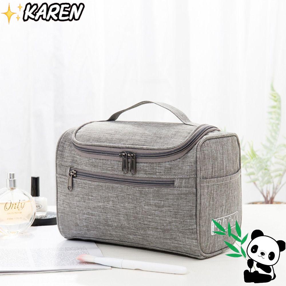 KAREN Túi Đựng Đồ Trang Điểm Sức Chứa Lớn Tiện Lợi Dễ Sử Dụng Dành Cho Nữ