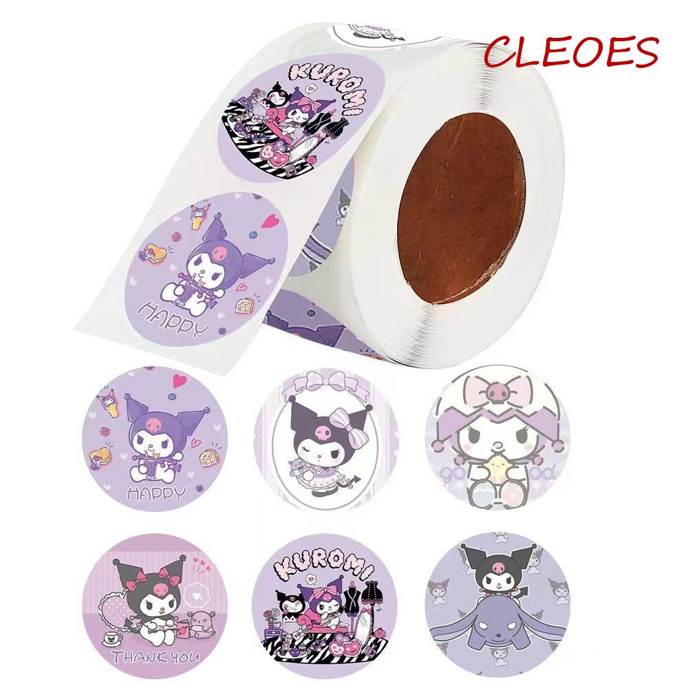 CLEOES Miếng Dán Hoạt Hình Kuromi My Melody Dễ Thương Trang Trí Album Thủ Công