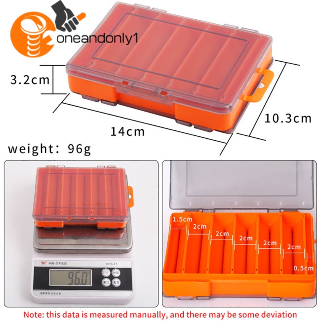 Hộp Đựng Mồi Câu Cá 12 Ngăn Hình Chữ U Đa Năng Tiện Dụng