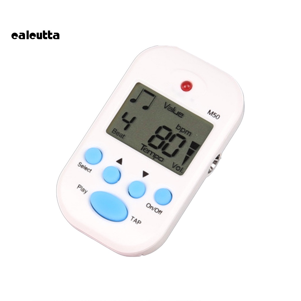 Kẹp Metronome LCD Bằng Nhựa Chuyên Dụng Cho Đàn Guitar Điện