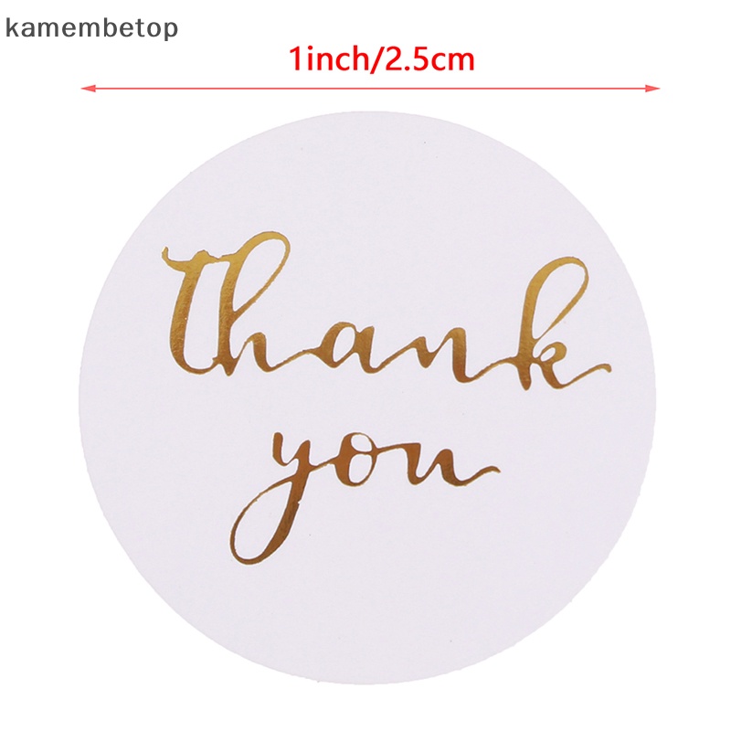 Cuộn 500 Nhãn Dán Tròn THANK YOU Trang Trí Sổ Tay Z n