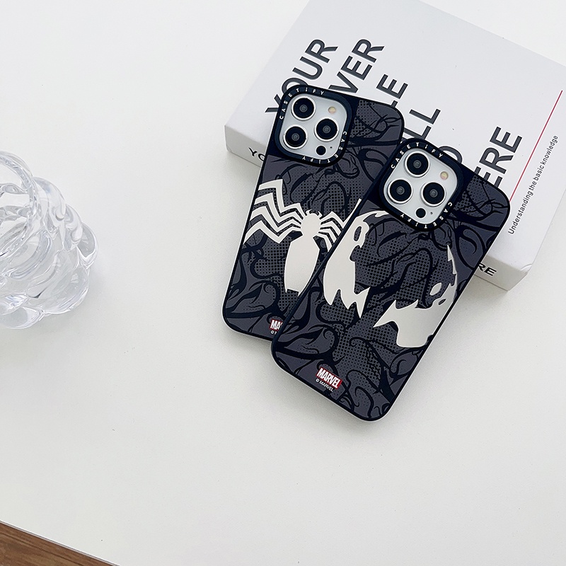Ốp Điện Thoại Cứng Tráng Gương In Hình Người Nhện Marvel Cho iPhone 14 Pro Max 12 Pro Max 11