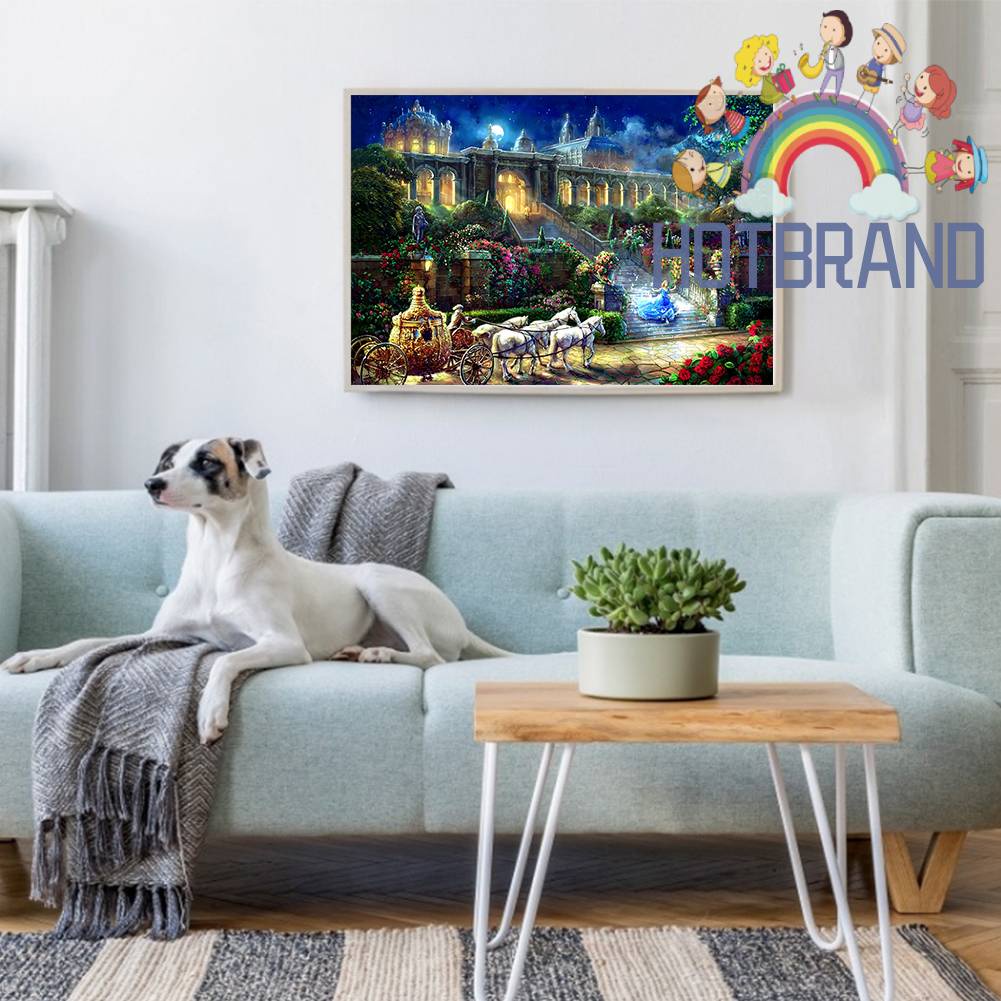 Toàn Bộ Bộ Tranh Thêu Chữ Thập 11CT Hình Lọ Lem