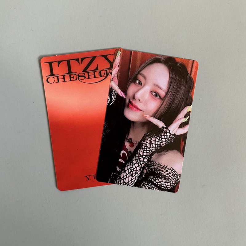 Set 5 Tấm Thẻ Ảnh LOMO In Hình Nhóm Nhạc ITZY CHESHIRE Phiên Bản Giới Hạn