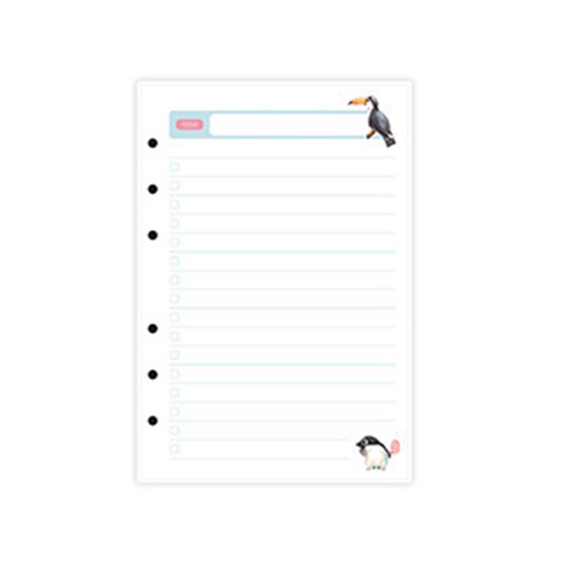 2023 Kawaii A5 Bìa Giấy Sổ Tay Agenda Lõi Bên Trong Tuần Lập Kế Hoạch Hàng Ngày
