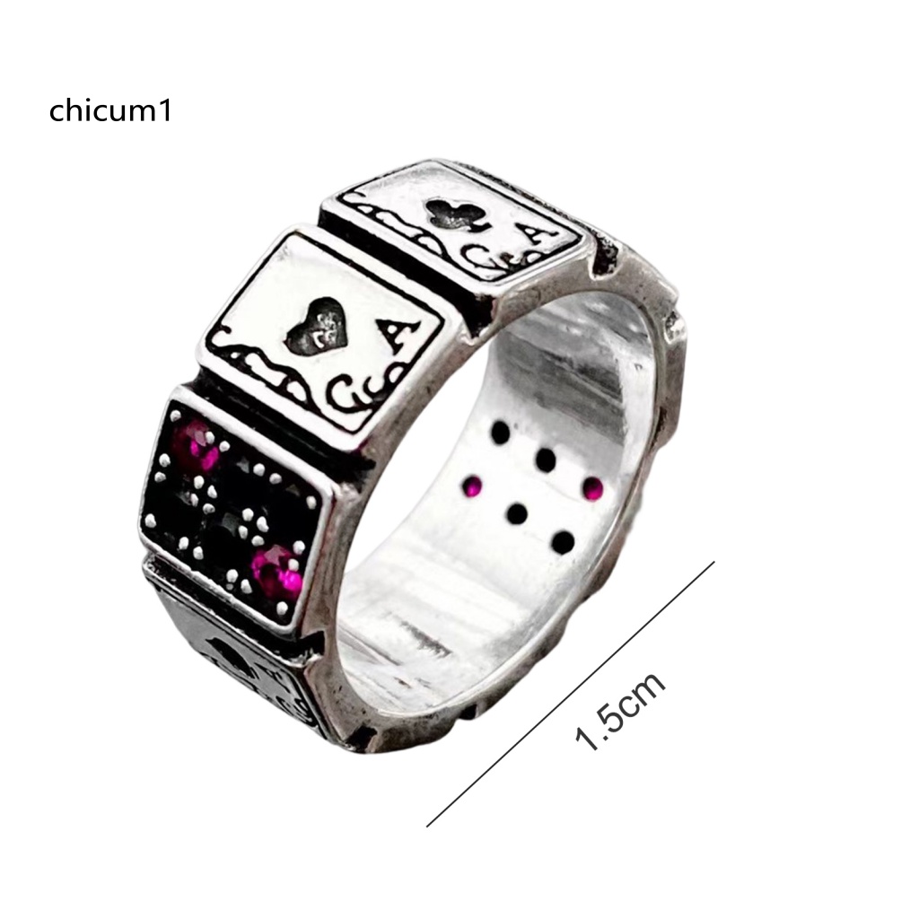 Nhẫn Hở Đính Đá Zirconia Kiểu Vintage Thời Trang Dự Tiệc