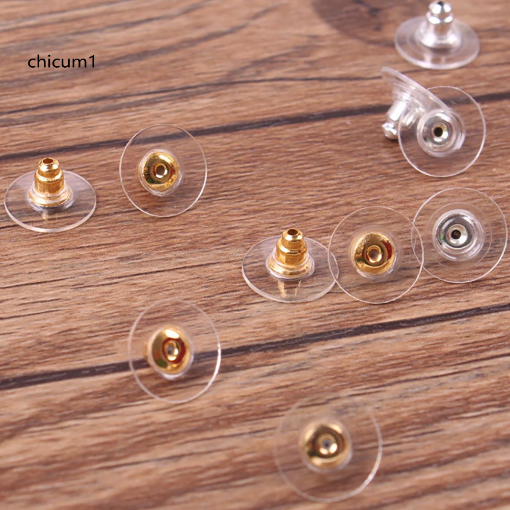 Set 50 Nút Chặn Bông Tai Nhiều Màu Sắc