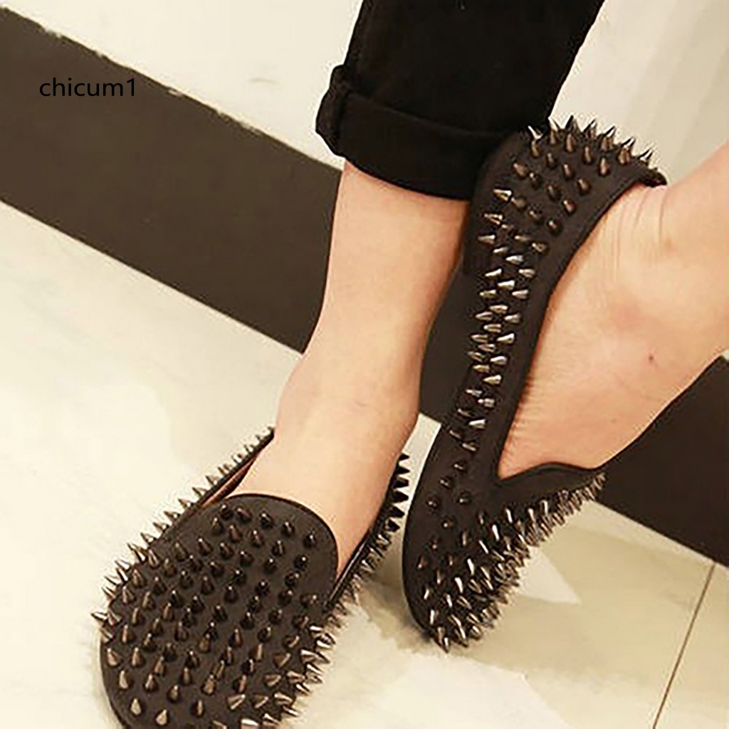 Set 100 Đinh Tán Hình Nón 95mm Màu Bạc Phong Cách Punk Cá Tính