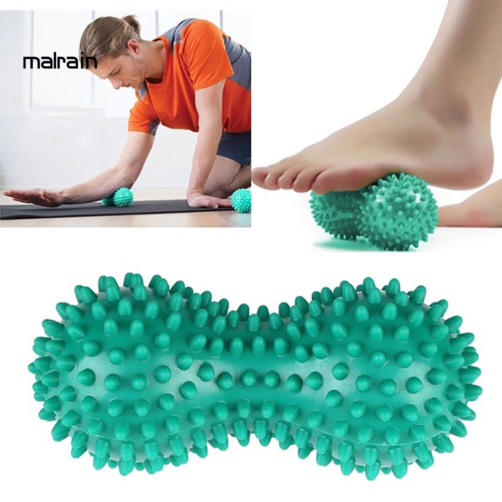 Bóng Mát Xa Cơ Thể Giảm Căng Thẳng Bằng PVC Hình Hạt Đậu Phộng