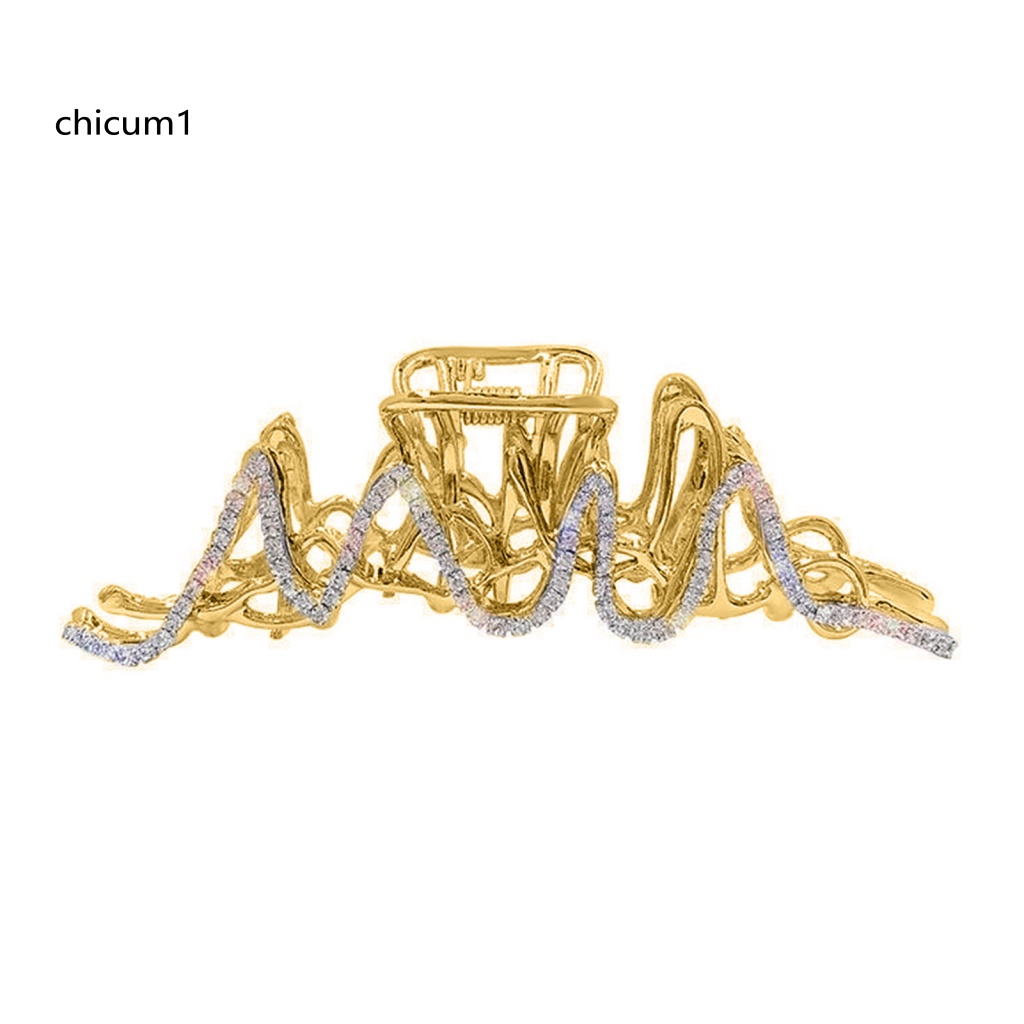 Kẹp Tóc Càng Cua Đính Đá Nhiều Màu Sắc Tươi Sáng Thanh Lịch