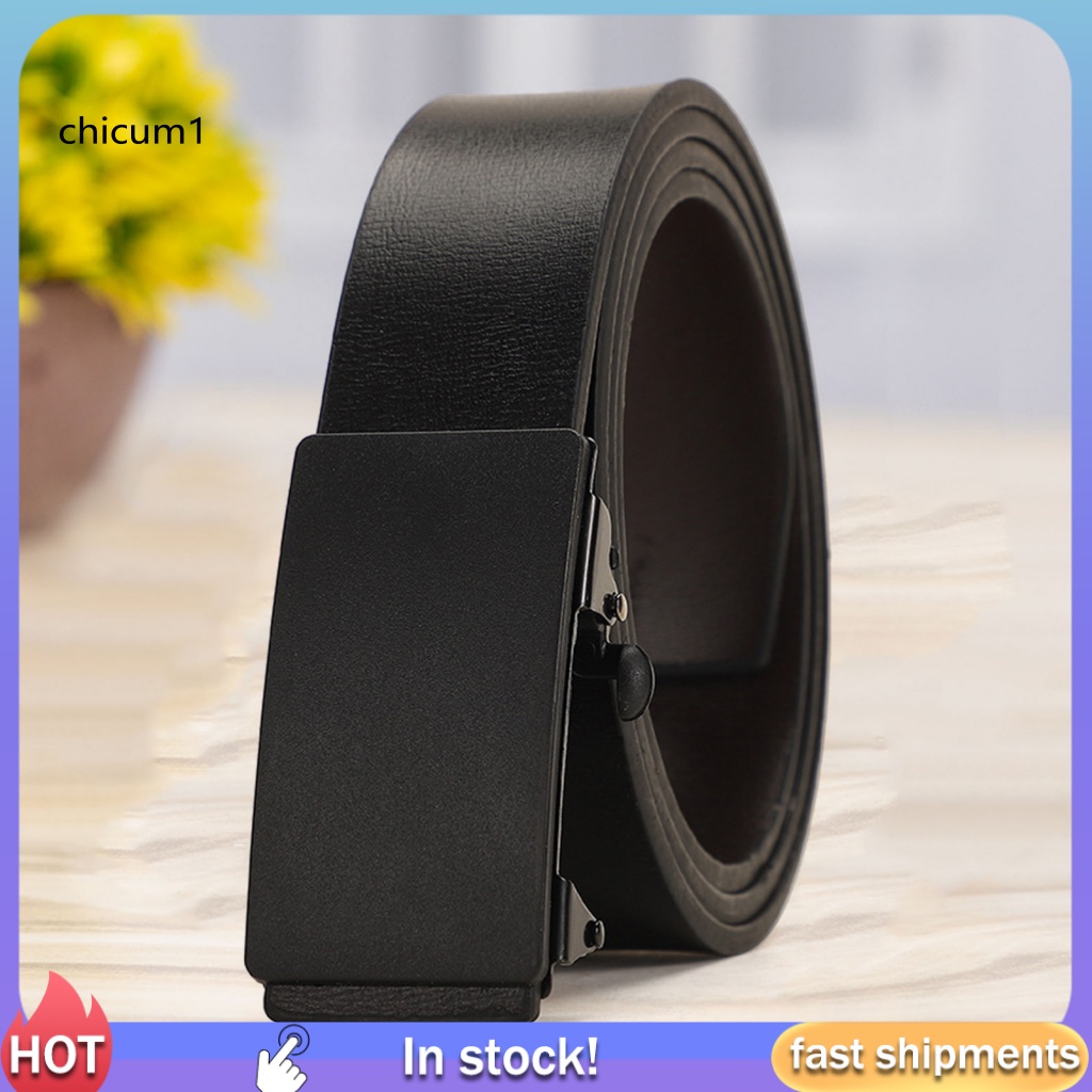 Thắt Lưng Giả Da Khóa Tự Động Đa Năng Dành Cho Nam