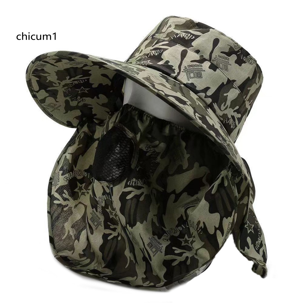 Mũ Rộng Vành Che Nắng Chống Tia UV Bảo Vệ Toàn Diện Cho Nam