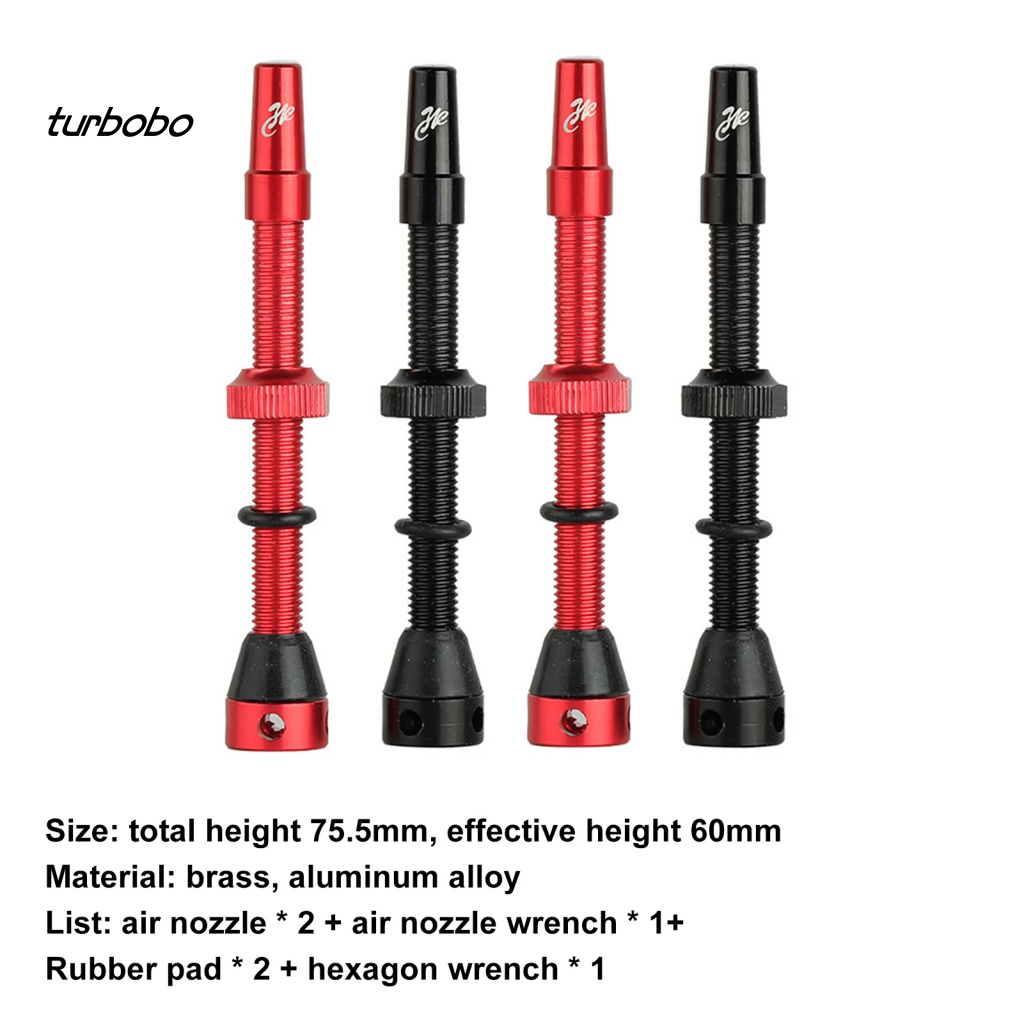 Set 2 Lõi Van Bằng Hợp Kim Nhôm Chống Oxy Hóa Dành Cho Xe Đạp Leo Núi