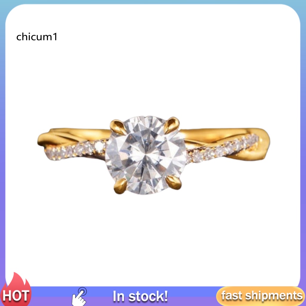 Nhẫn Đính Đá Toàn Diện Thanh Lịch Cho Nữ