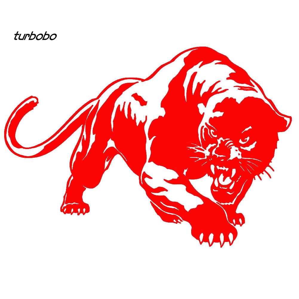 Đề Can Phản Quang Dán Trang Trí Thân / Cửa Sổ Xe Hơi In Chữ turbobo Panther Hunting