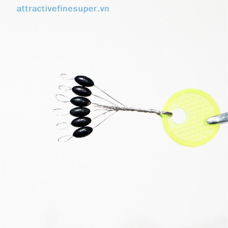 Set 120 / 20 Mồi Giả Nhử Cá Bằng Cao Su Màu Đen