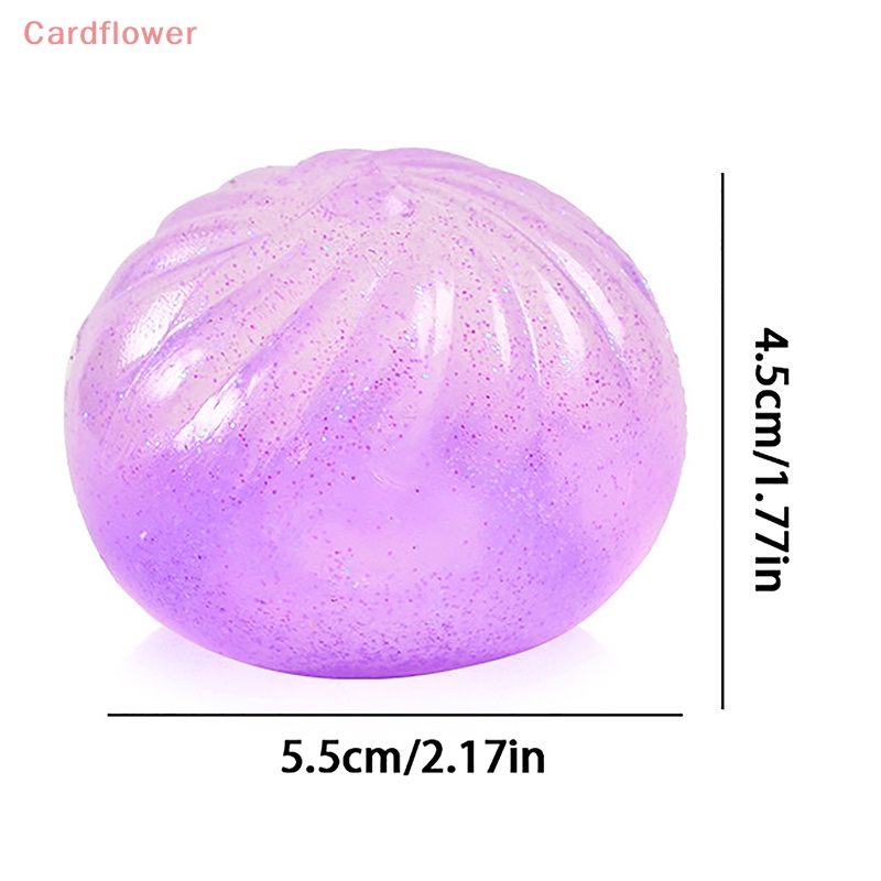 &lt; Cardflower &gt; Đồ Chơi Maltose Bánh Bao Hấp Đàn Hồi Chậm Màu Vàng Kim Phát Nhạc Sáng Tạo Mới Cho Trẻ Em