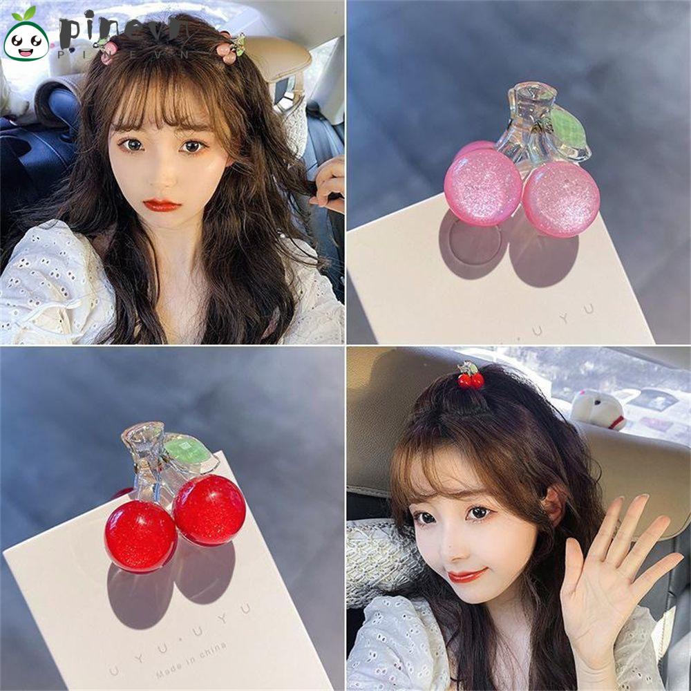 PINEVN Kẹp Tóc Hình Quả Cherry Dễ Thương