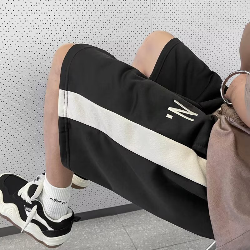 Quần Short Thể Thao Dáng Rộng Phong Cách Đường Phố Mỹ Thời Trang Mùa Hè Cho Nam