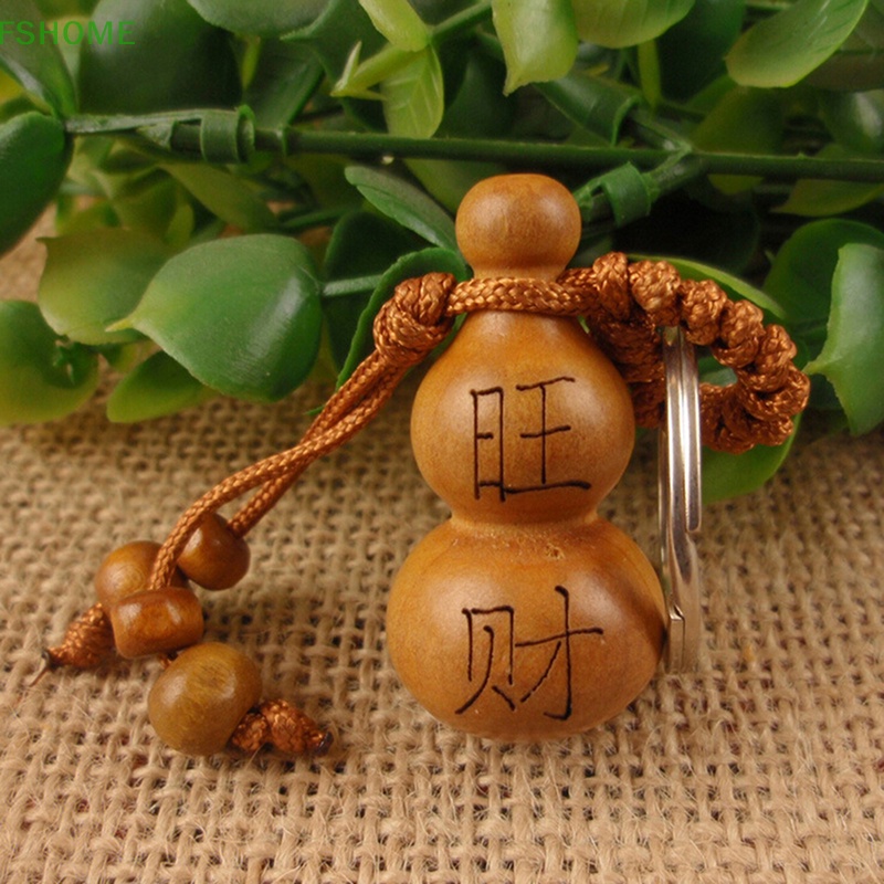 1 Móc Khóa Bằng Gỗ Gụ Mang Lại May Mắn Phong Cách Trung Hoa