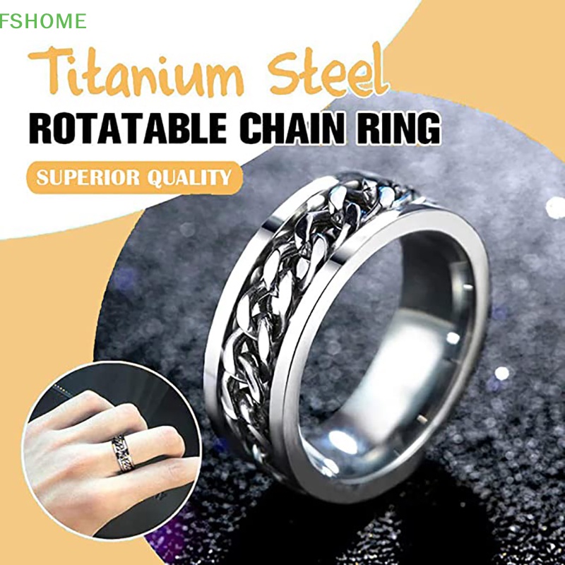 Nhẫn Mở Nắp Chai Dạng Dây Xích Bằng Thép Titan