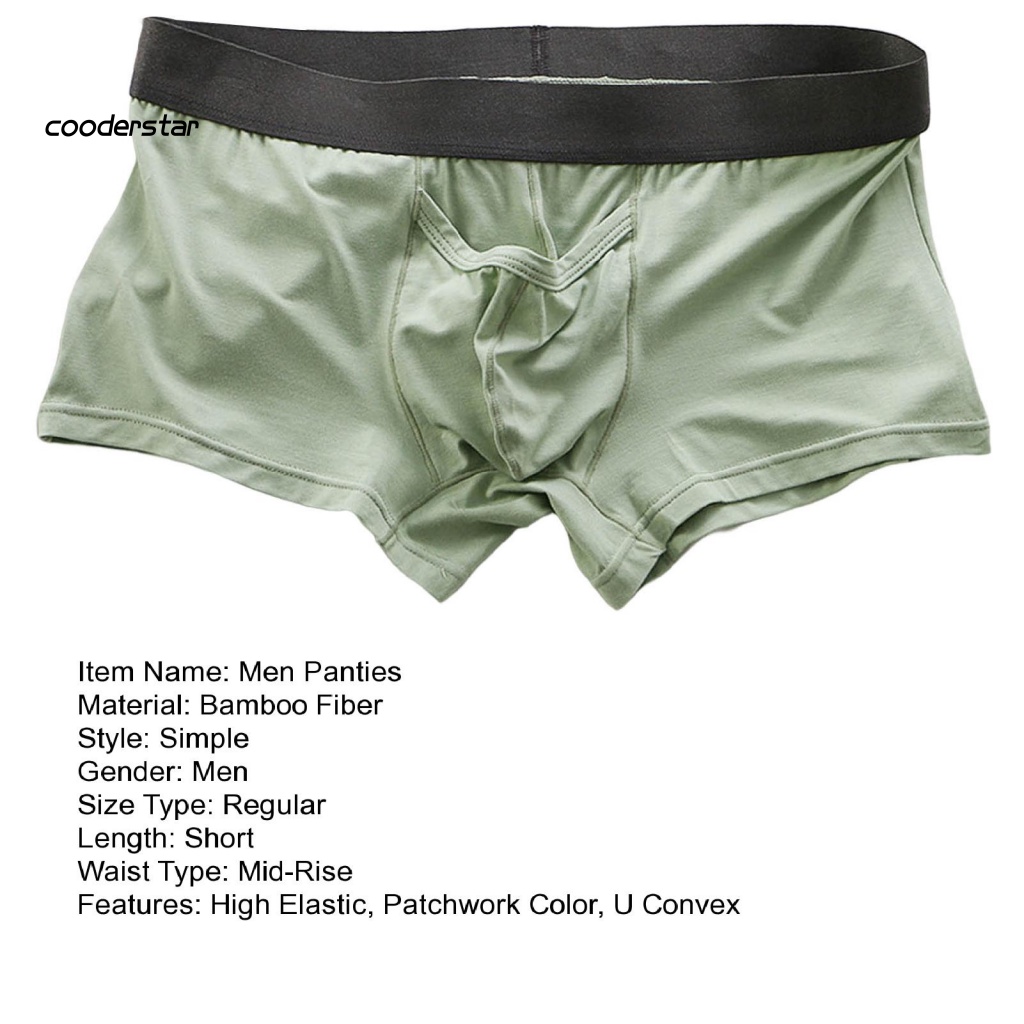 Quần Lót Chữ U Lưng Thun Phối Màu Sắc Đơn Giản Thời Trang Cho Nam