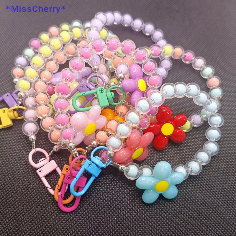 Vòng Tay Chuỗi Hạt Gắn Điện Thoại Di Động Chống Rơi Hình Hoa Hướng Dương Dễ Thương Thời Trang Cho Nữ Mới