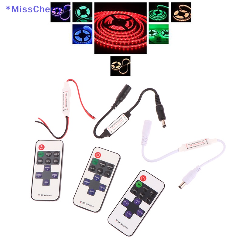 Bộ Điều Khiển Đèn LED Từ Xa 11 Phím RF Không Dây Dễ Sử Dụng Mới