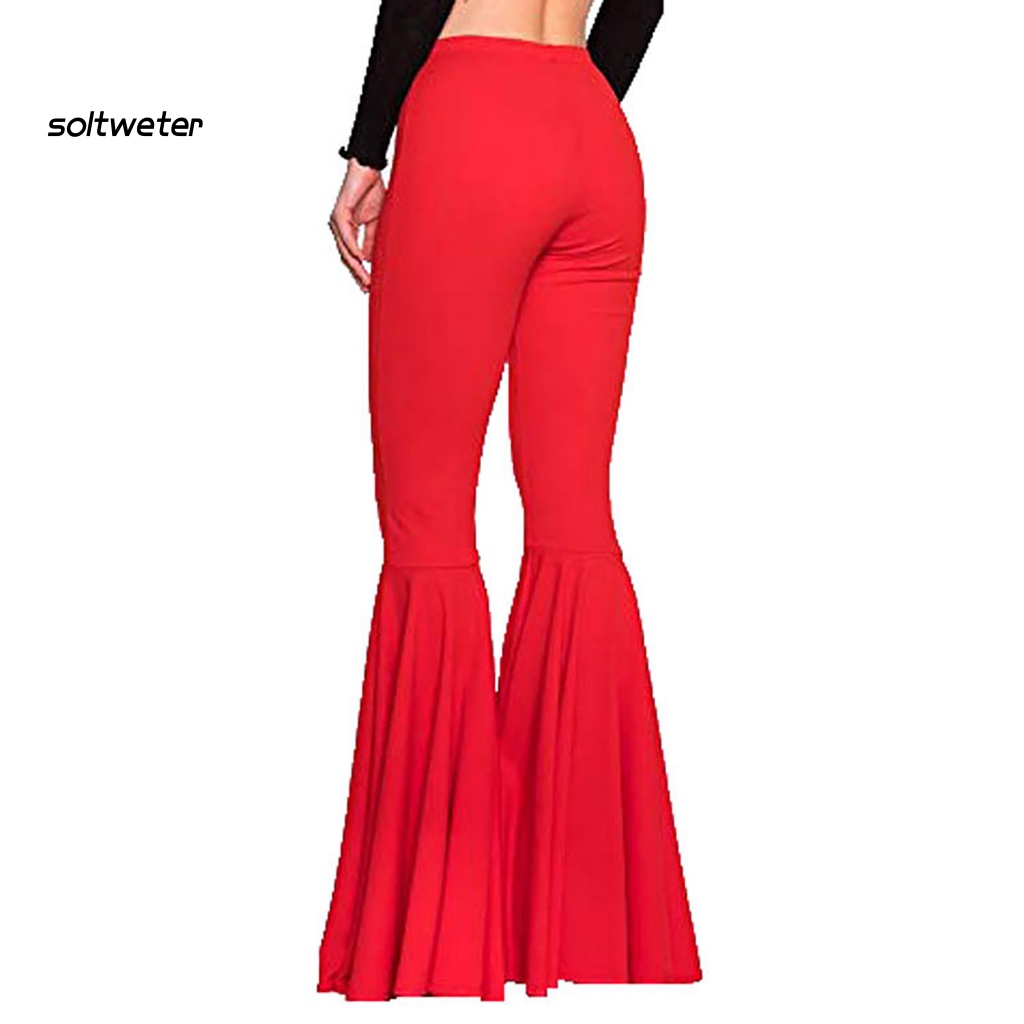 Quần Legging Thể Thao Lưng Cao Co Giãn Thoáng Khí Màu Sắc Trơn Dành Cho Nữ