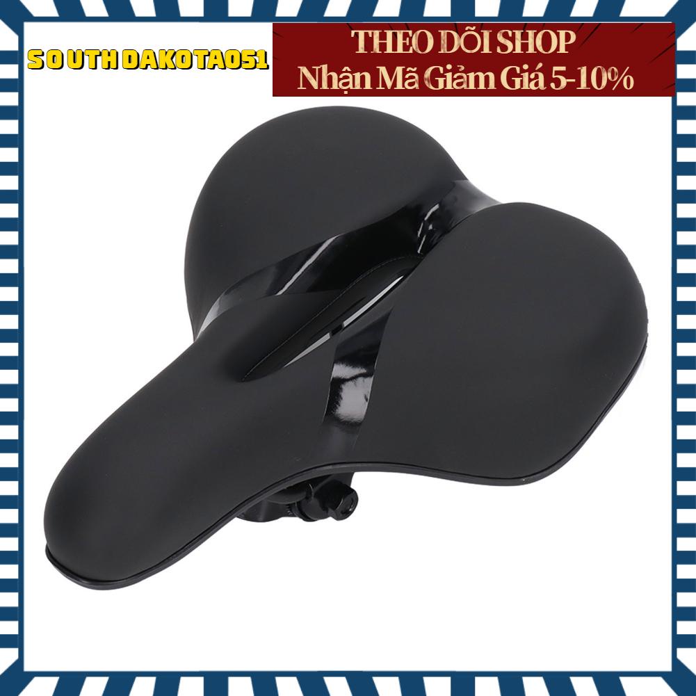 Southdakota051 Bọc Yên Xe Đạp Mạnh Mẽ Công Thái Học Làm Dày PU Chống Thấm Nước Thay Thế Với Rỗng Lỗ Thoáng Khí Đen