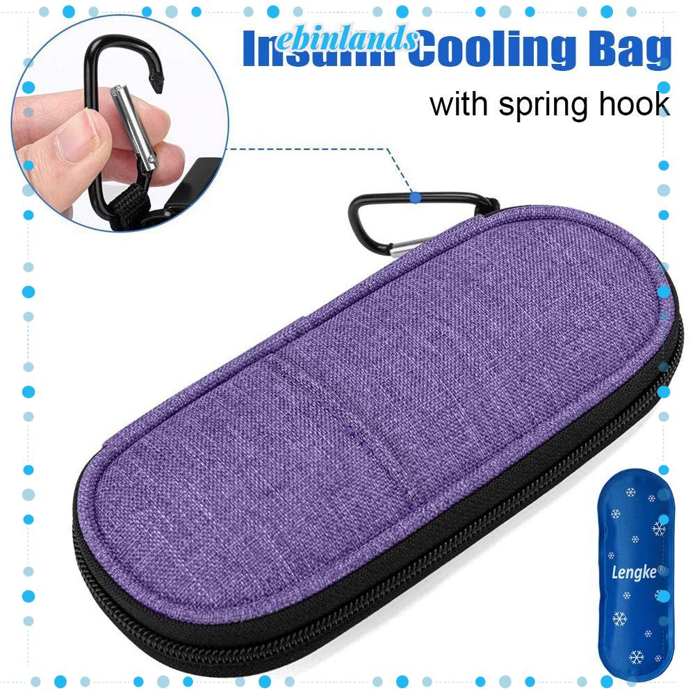 EBINLANDS Insulin Túi Làm Mát Không Thấm Nước Cách Nhiệt Đựng Thuốc Diabetic Cho Diabetes