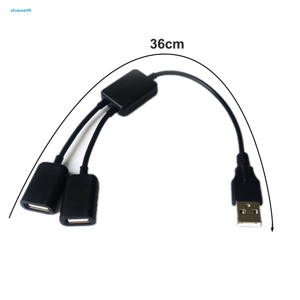 Cáp Mở Rộng Tín Hiệu USB Tốc Độ Cao 2 Trong 1 Đầu Đực Sang 2 Cổng USB Đầu Cái
