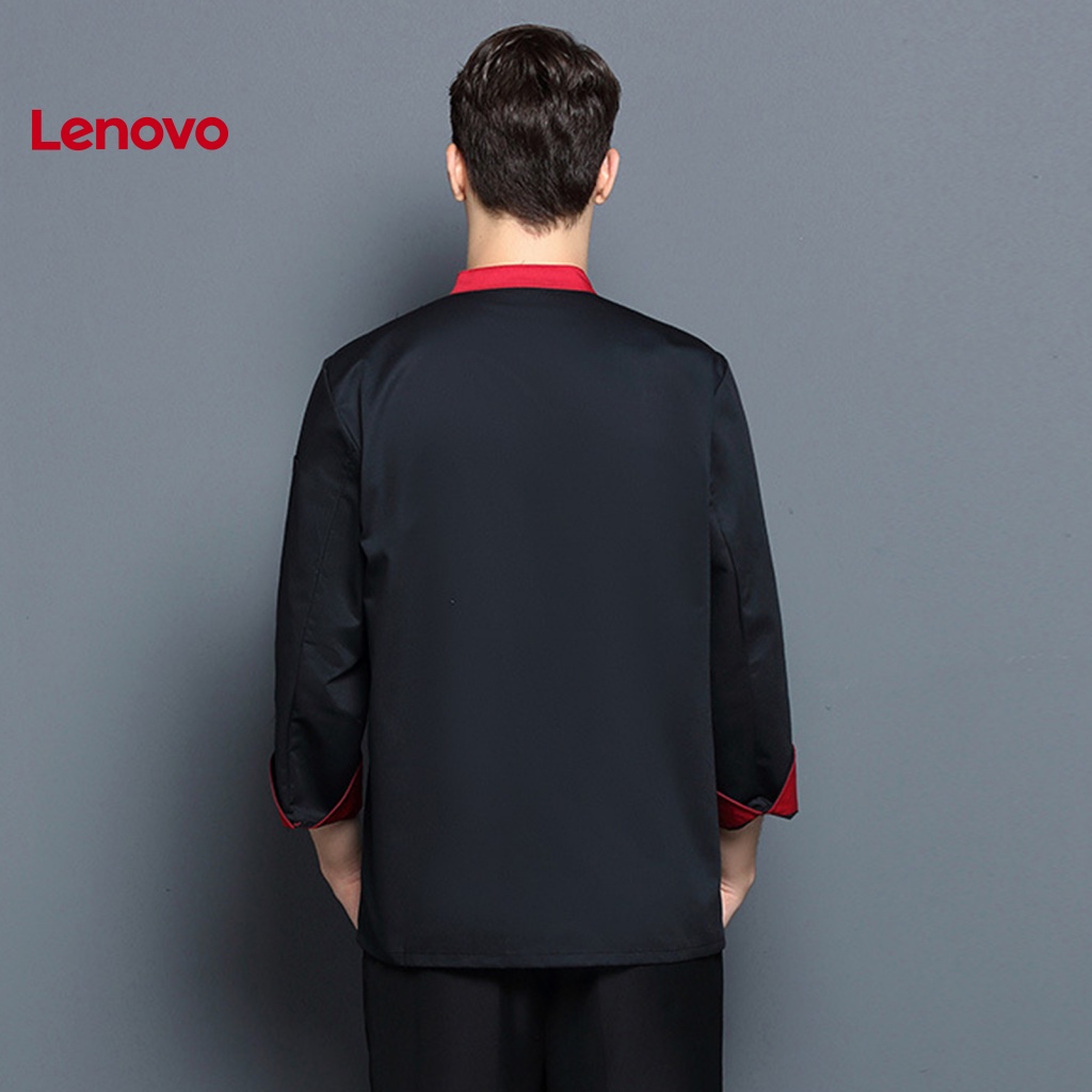 Áo Đầu Bếp Hoa Hướng Dương Tay Dài Cổ Đứng Phù Hợp Với Nhiều Màu Sắc Chống Bẩn Dễ Giặt Bánh Ngọt Cho Nam