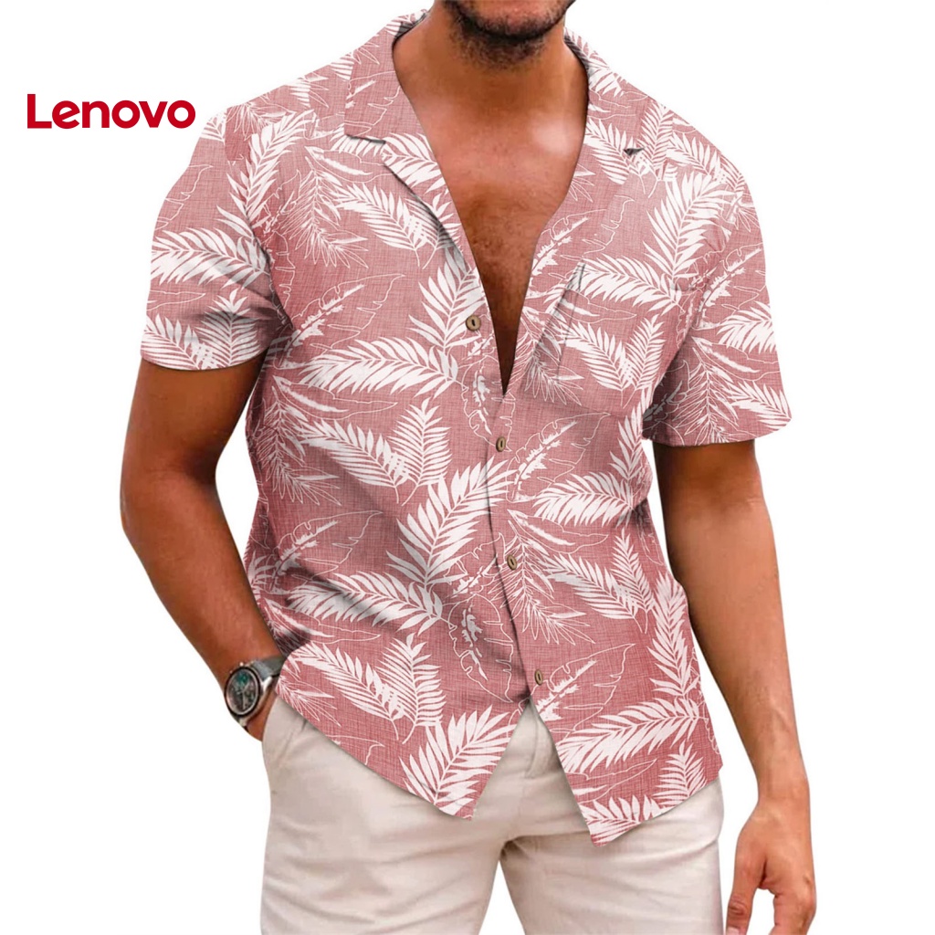 Áo Sơ Mi Tay Ngắn In Họa Tiết Hoa Hướng Dương Thời Trang Mùa Hè Cho Nam