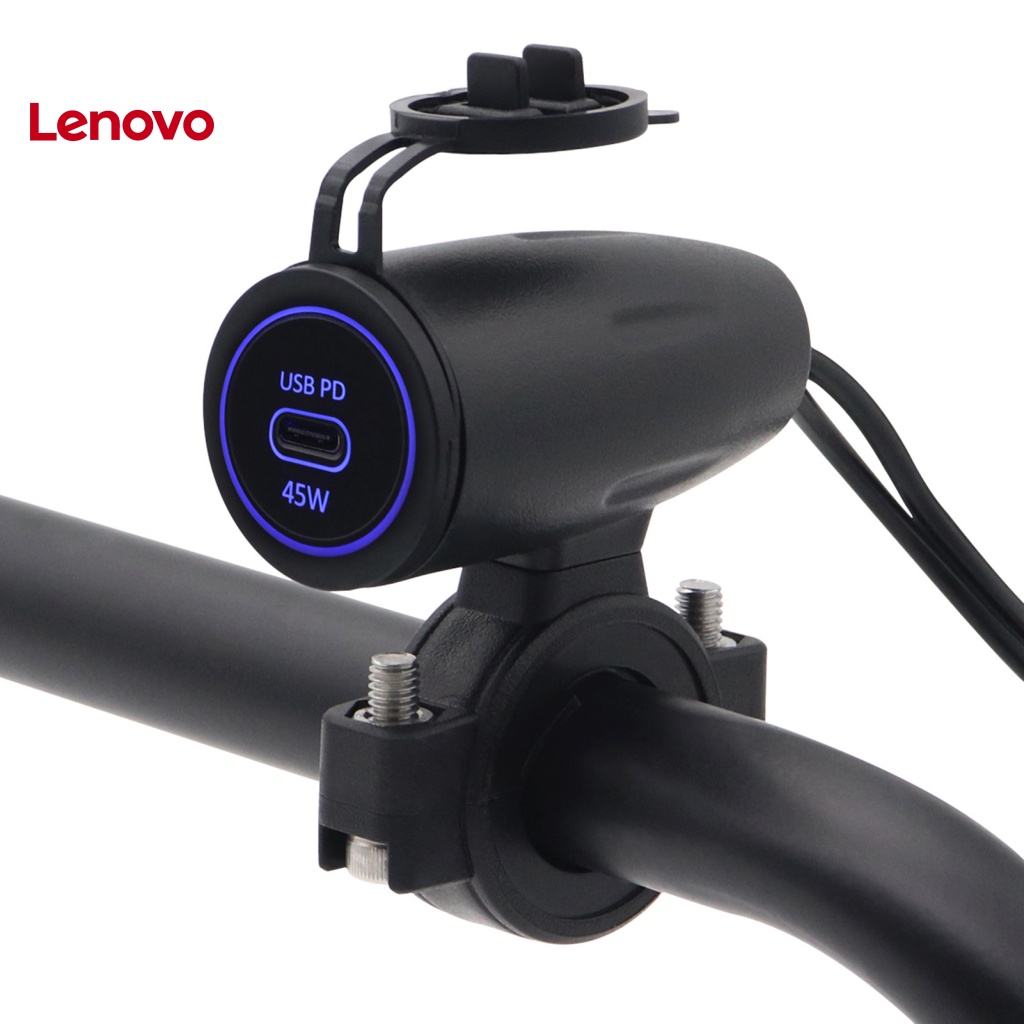 Bộ Sạc Điện Thoại Một Cổng USB 45W C5909-Z PD 5 Chế Độ Có Đèn LED Dành Cho Xe Máy