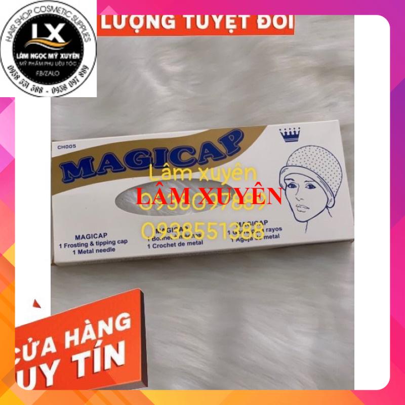 Nón móc light, mũ móc light💯GIÁ RẺ💯Silicon, sử dụng được nhiều lần, có đánh dấu sẵn trên nón, tặng kèm cây móc light🌸🌸🌸🌸
