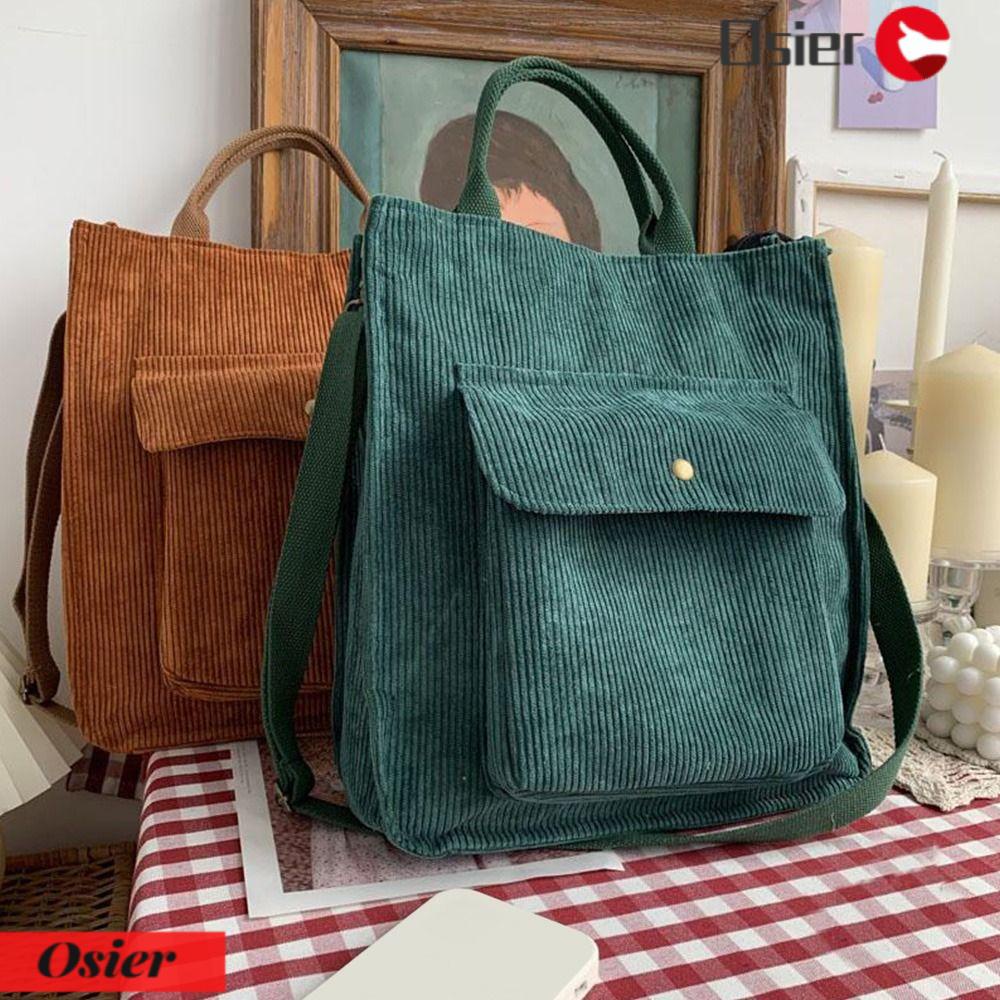 OSIER1 Túi Xách Đeo Vai Phong Cách Vintage Thời Trang Cho Nữ