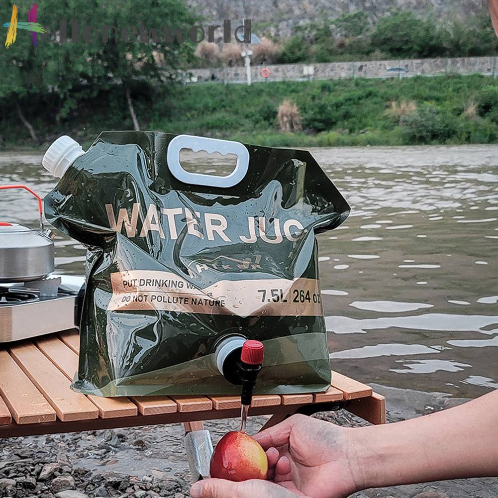 Túi Đựng Nước 7.5L 7.5L Không Rò Rỉ Tiện Dụng Mang Theo Du Lịch Cắm Trại