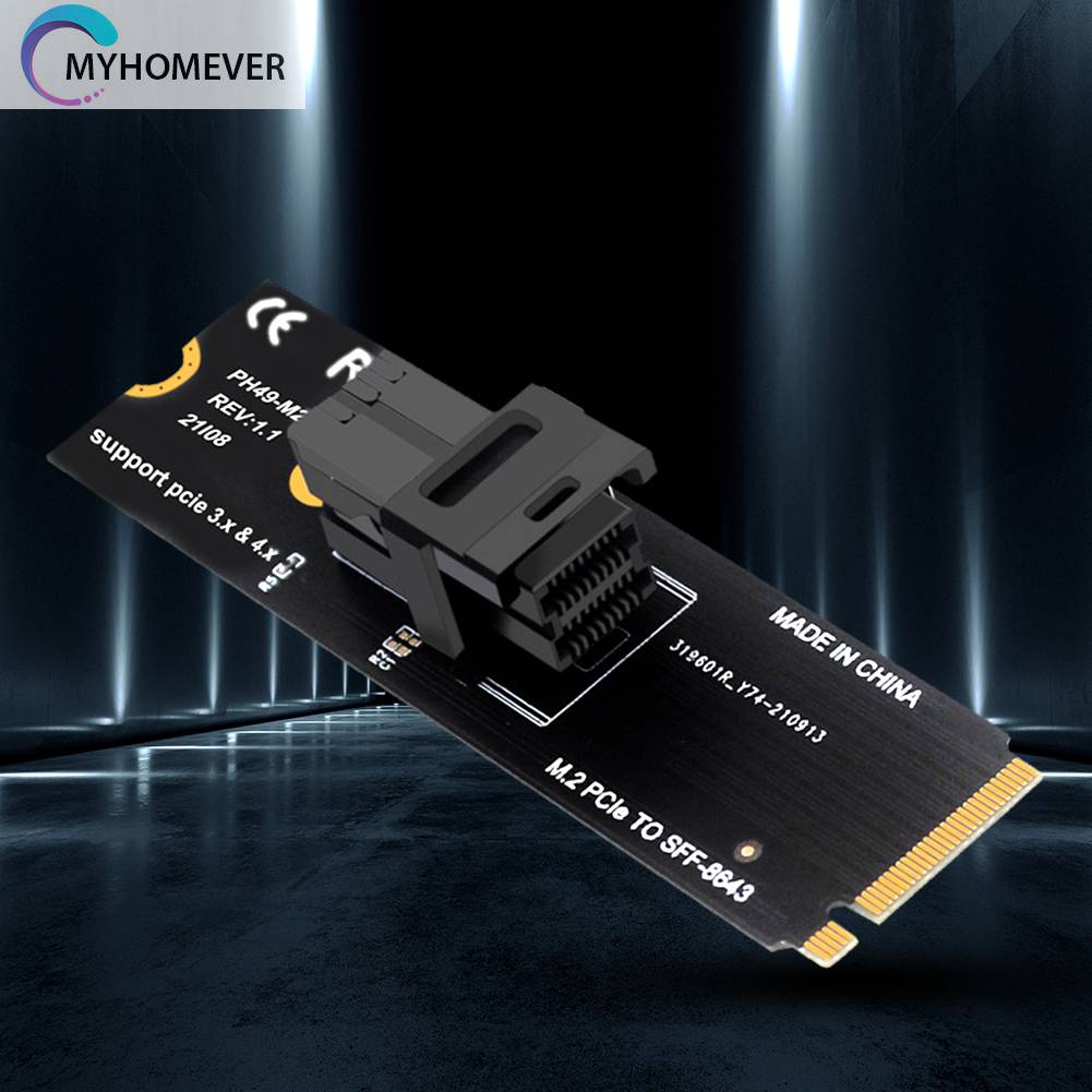 Thẻ Mở Rộng M.2 NVME Sang U.2 Mkey Pcie 4 Sang SFF8643 Cho Máy Tính