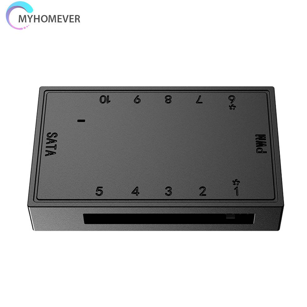 Bộ Chia 1 Ra 10 Cổng 4 Pin PWM SATA Cho Máy Tính Ốp